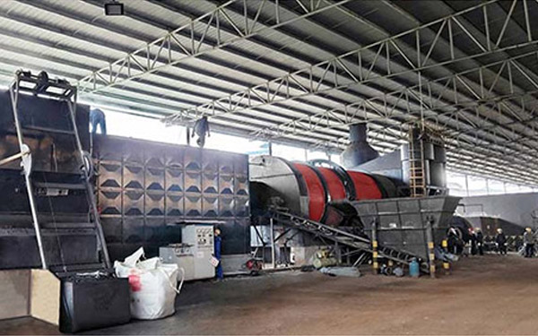 白酒糟烘干現場 白酒糟烘干現場