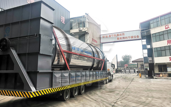 豆渣烘干機發貨 豆渣烘干機發貨