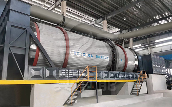 藥渣烘干機運行現場 藥渣烘干機運行現場