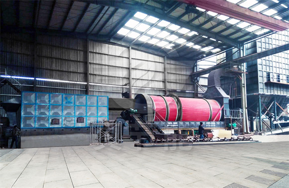 甘蔗渣烘干設備現場 真節能甘蔗渣烘干設備現場