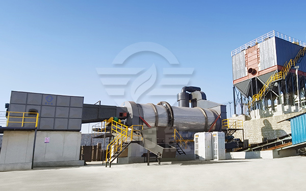 酒糟烘干機運行現場 酒糟烘干機運行現場