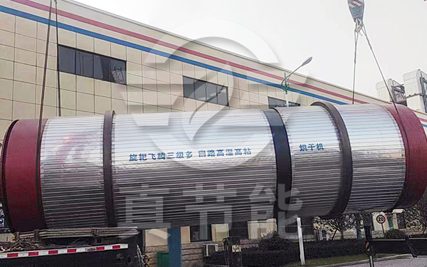 糖渣烘干機吊裝現場 糖渣烘干機吊裝現場